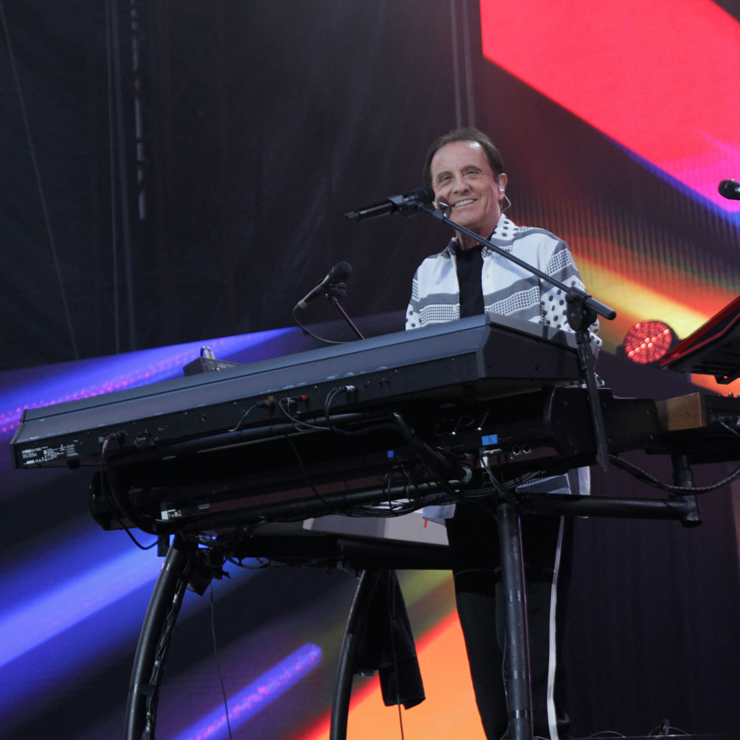 Roby durante il concerto di San Siro